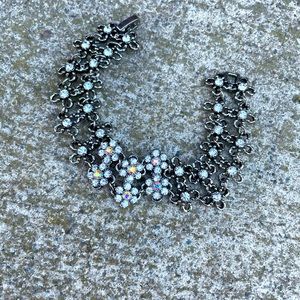 Crystal Flower Bracelet